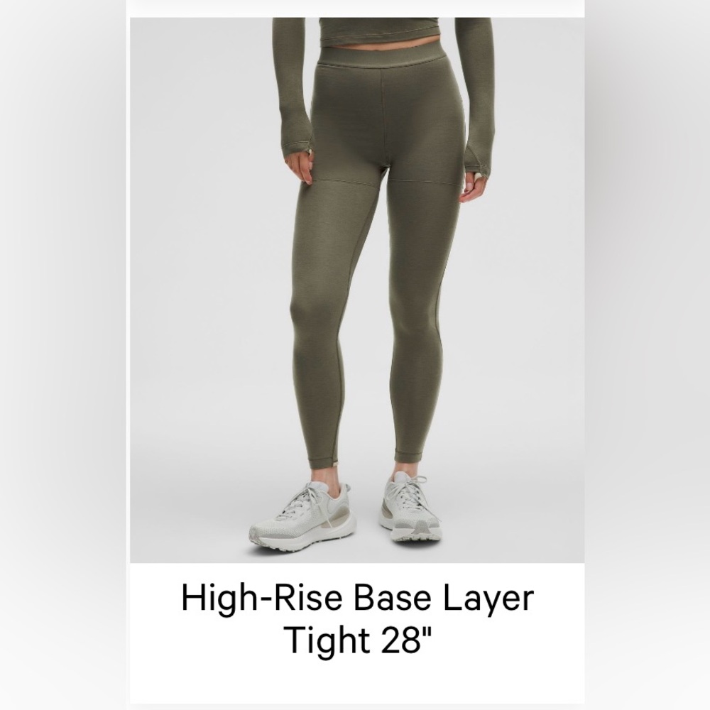 Lululemon High Rise Base Layer Tight